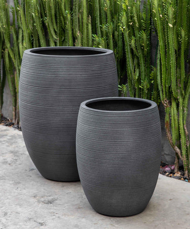 Campania International Fiber Clay Haley Planter Urn/Planter Campania International Lead Lite Large